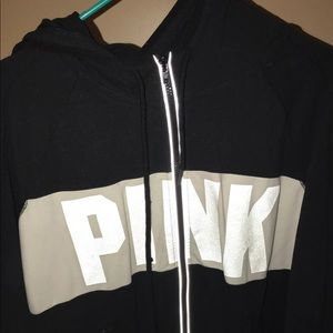 PINK zip up hoodie.